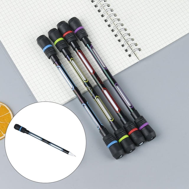 Bolígrafo creativo de plástico CUTICAT con remolino de escritura pluma giratoria