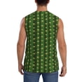 thumbnail image 4 of Uemuo Cactus1 Pattern Men's Sleeveless T-Shirt,Muscle Athletic Tank Top, Moisture-wicking Quick-dry Breathable Classic Tee Top for Gym Run Outdoor Sports-3X-Large, 4 of 8