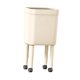 thumbnail image 5 of Cubo de basura con patas de rueda, resistente, para el hogar, fácil de limpiar, para sala de estar, oficina, baño, dormitorio, inodoro, 5 of 8