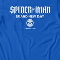 thumbnail image 3 of Marvel Spider-Man Brand New Day Men's Classic Title Text T-Shirt (Royal, S-XXXL), 3 of 4