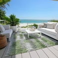 thumbnail image 6 of Addison Rugs Chantille Indoor/Outdoor Transitional Modern Green Washable Rectangle Rug, 3' x 5', 6 of 6