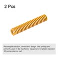 thumbnail image 3 of Troquel Resorte Unique Bargains 12mm OD 70mm Largo 2 Piezas Espiral Estampado Carga Compresión Amarillo, 3 of 5