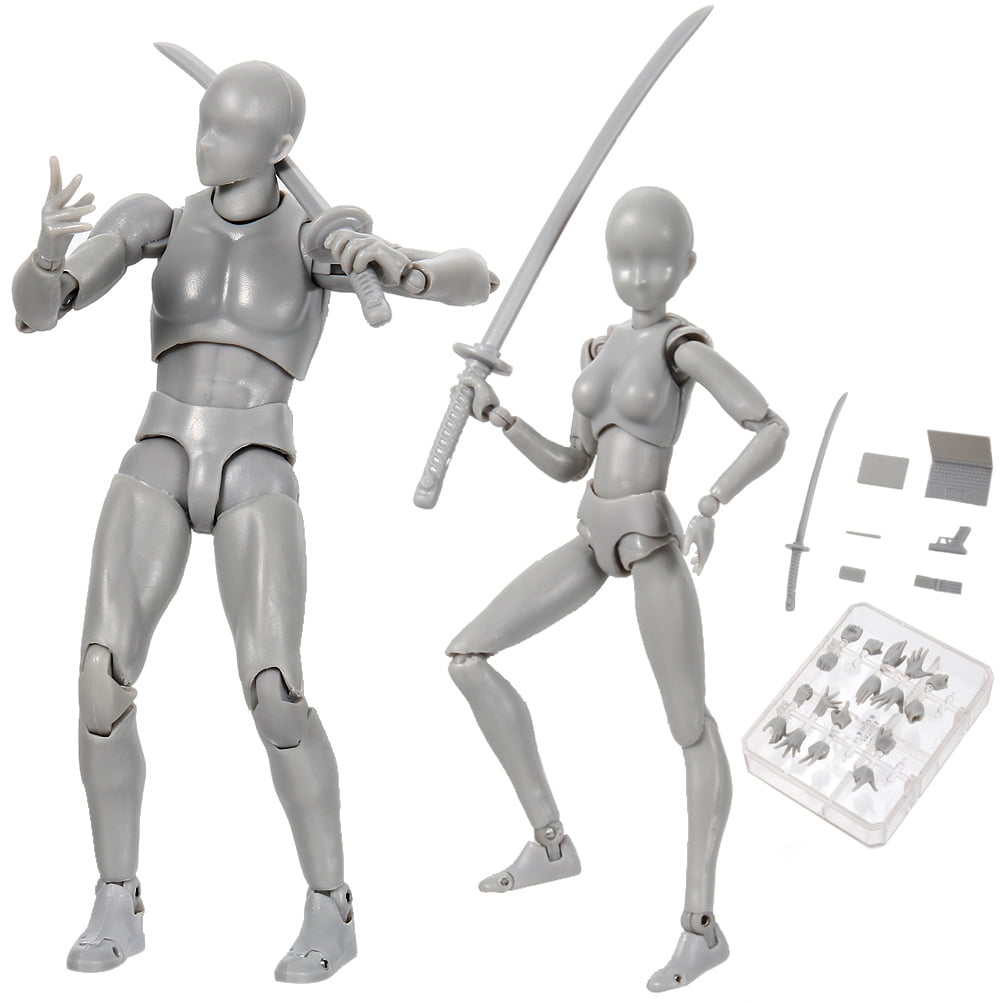 New Body Chan & Kun Doll Male Female DX Set PVC Movebale Action Figure Model for SHF Gifts