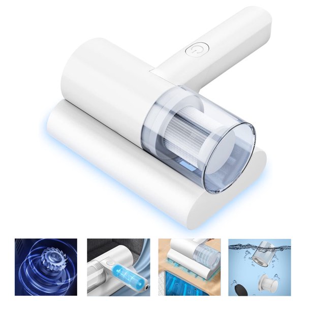 Puseky Bed Vacuum Cleaner Cordless Mattress Vacuum Cleaner Long