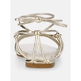 thumbnail image 3 of Time and Tru Women's Lace Up Sandals, 3 of 6