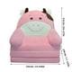 thumbnail image 2 of Sofá plegable de felpa para niños, sillón con respaldo 2 en 1, sofá plegable para niños, bonito sofá perezoso de dibujos animados, sofá cama abatible para niños, para sala de estar, dormitorio, sin, 2 of 7