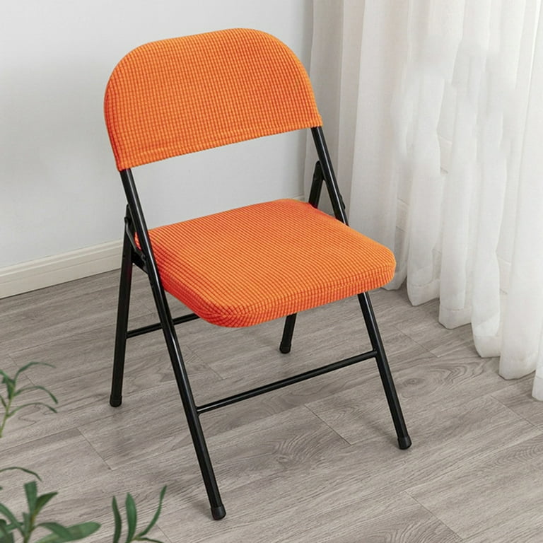 Folding Chair Seat Cover and Back Cover Set Solid Color Chair Slipcover Only Covers No Chairs Walmart
