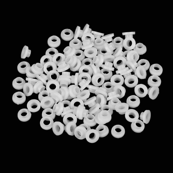 Rdeghly 100pcs Practical Transistor Washer Insulated Plastic Spacer Bushing Washers