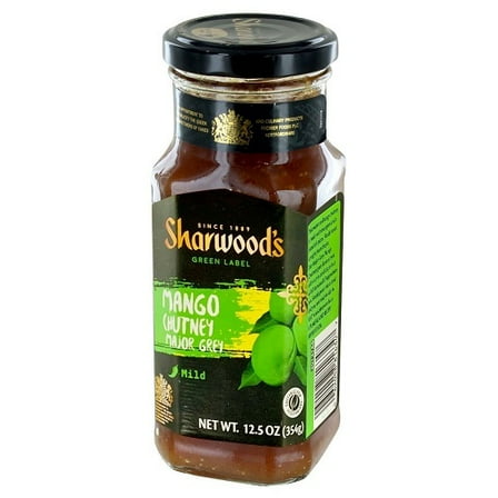 Sharwoods Major Grey Mango Mild and Fruity Chutney, 12.5 oz