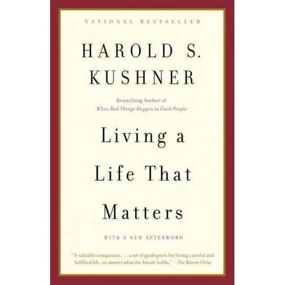 Pre-owned Living a Life That Matters, Paperback by Kushner, Harold S., ISBN 0385720947, ISBN-13 9780385720946