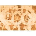 thumbnail image 1 of Ahgly Company Indoor Rectangle Abstract Orange Modern Area Rugs, 5' x 8', 1 of 4
