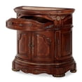 thumbnail image 2 of Michael Amini Cortina Wood Bedside Chest in Honey Walnut, 2 of 9