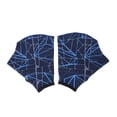 thumbnail image 2 of 1 Pair Unisex Swimming Hand Fins Flippers Finger Webbed Gloves Paddle Water Sports Swimming Training Practice Gloves, 2 of 8