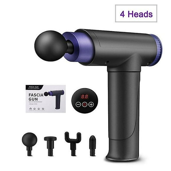Deep tissue massager - percussion massage gun massager gun muscle massage gun deep tissue massage gun muscle gun massager black
