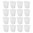 thumbnail image 1 of Sterilite 3 Gallon Rectangular Wastebasket Small Home Trash Bin, 16 Pack, White, 1 of 5