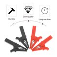thumbnail image 5 of SHINYPASING 8Pcs Small Metal Clips Car Battery Test Lead Clips Red Copper Automotive Use, 5 of 5