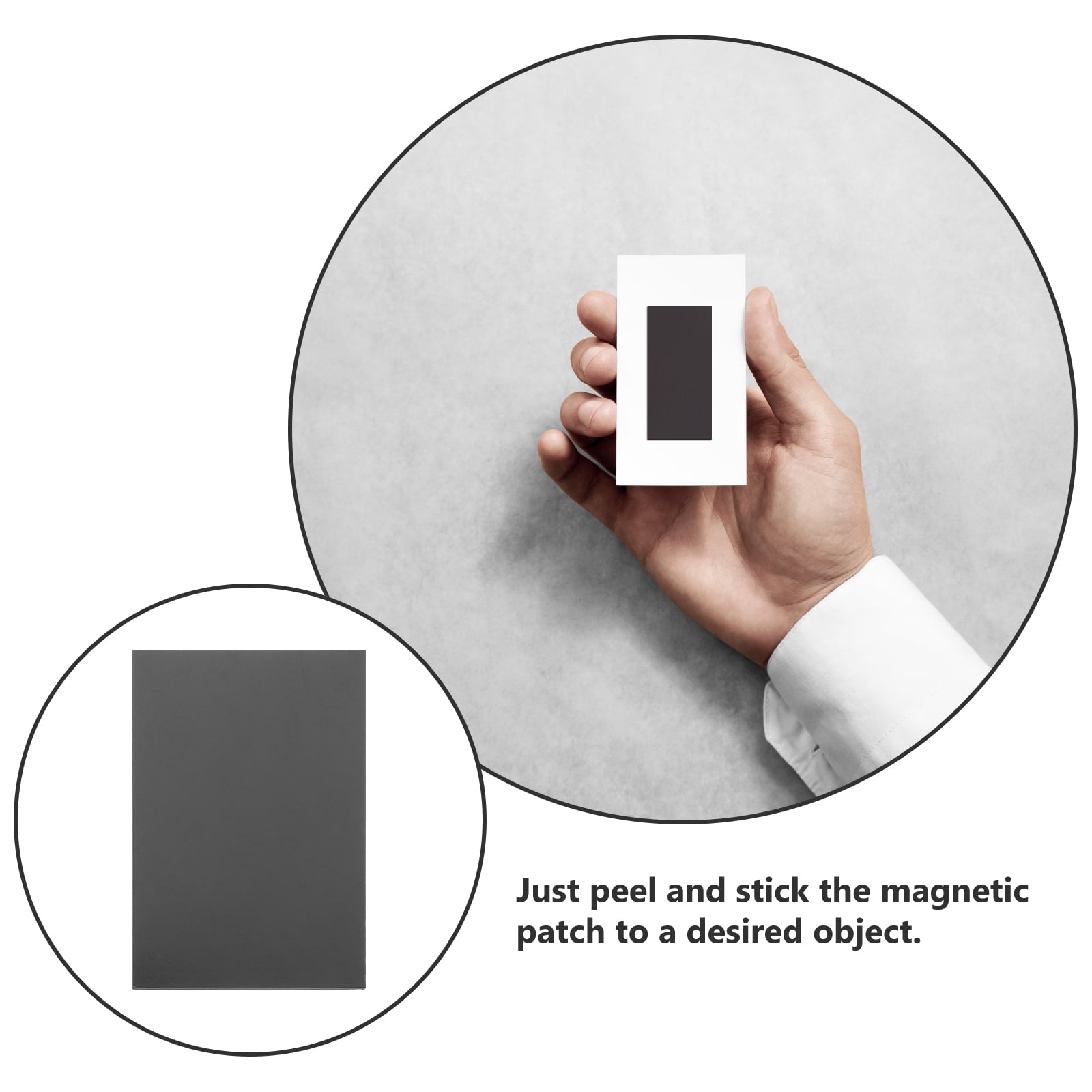 5Pcs Magnetic Sheet Magnetic Sheet Flexible Magnets with Adhesive Backing for Drawings Crafts Making