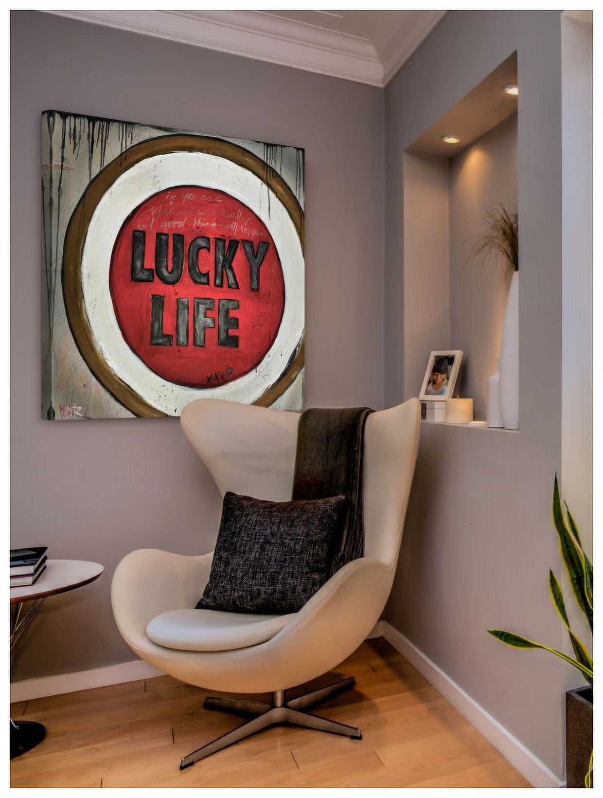 Marmont Hill "Lucky Life" by Tori Campisi Painting Print on Canvas