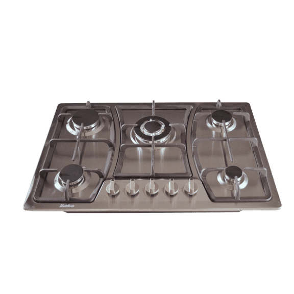 Parrilla A Gas MAXIMS 5 Quemadores 76 CM Empotrable Acero Inoxidable