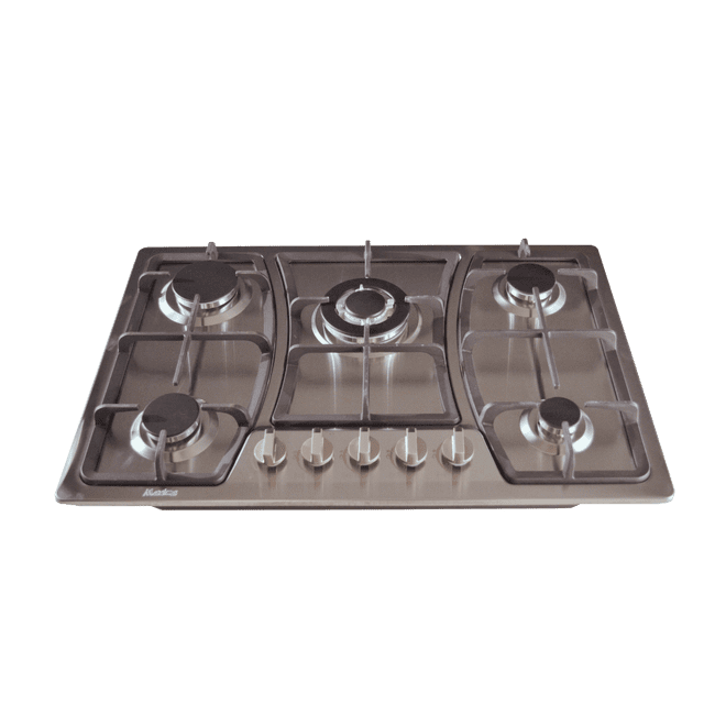 Parrilla A Gas MAXIMS 5 Quemadores 76 CM Empotrable Acero Inoxidable