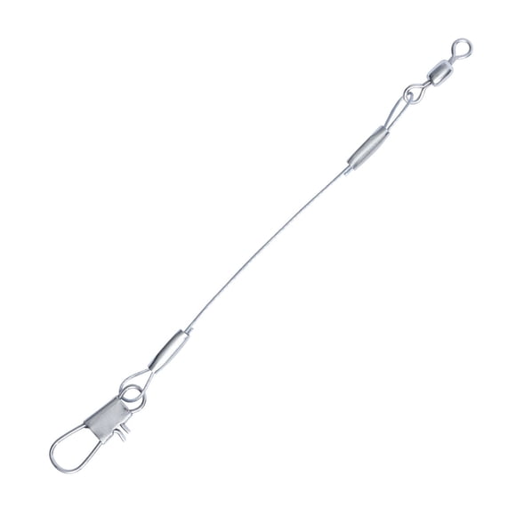 Eagle Claw Q08013-005 18" Steel Leader, 30Lb Test, 3Pk