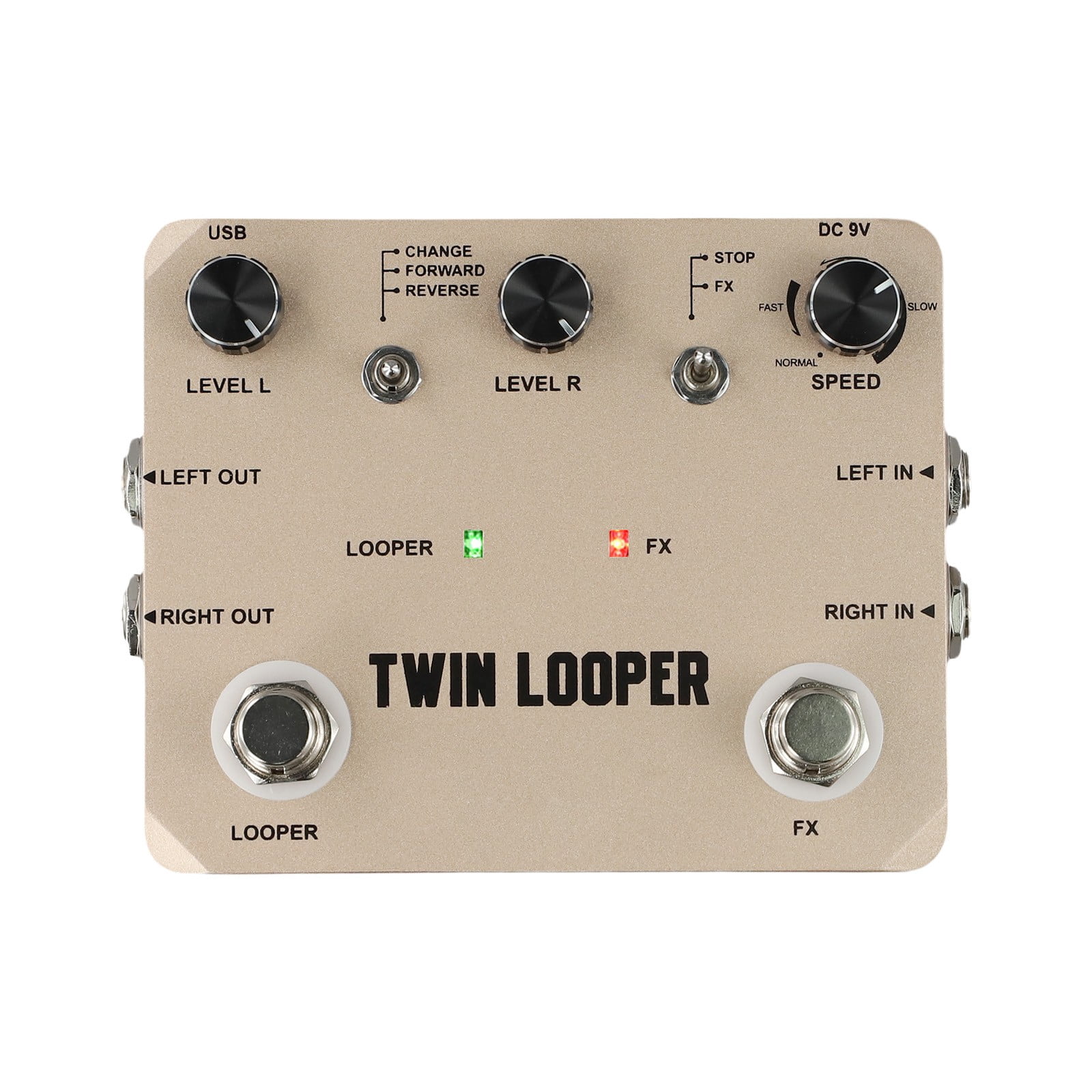 Rowin Looper Electric Guitar Effect Pedal Loop Station 11 Types TimeTrue Bypass