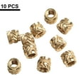 thumbnail image 2 of 10Pcs Threaded Brass Inserts Metal Heat Set M2-M6 Screw Inserts For 3D Printing Threaded Insert Brass For Reliable Performance, 2 of 9