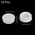 thumbnail image 3 of Uxcell Silicone Snap in Locking Hole Plugs for Kitchen Rubber Bulkheads Waterproof 38.6mm/1.52 Inch  White,Pack of 10, 3 of 7