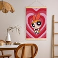 thumbnail image 5 of The Powerpuff Girls Wooden Shaft Hanging Poster Home Decor Poster Wall Art Painting For Living Room Bedroom 36"X24", 5 of 7