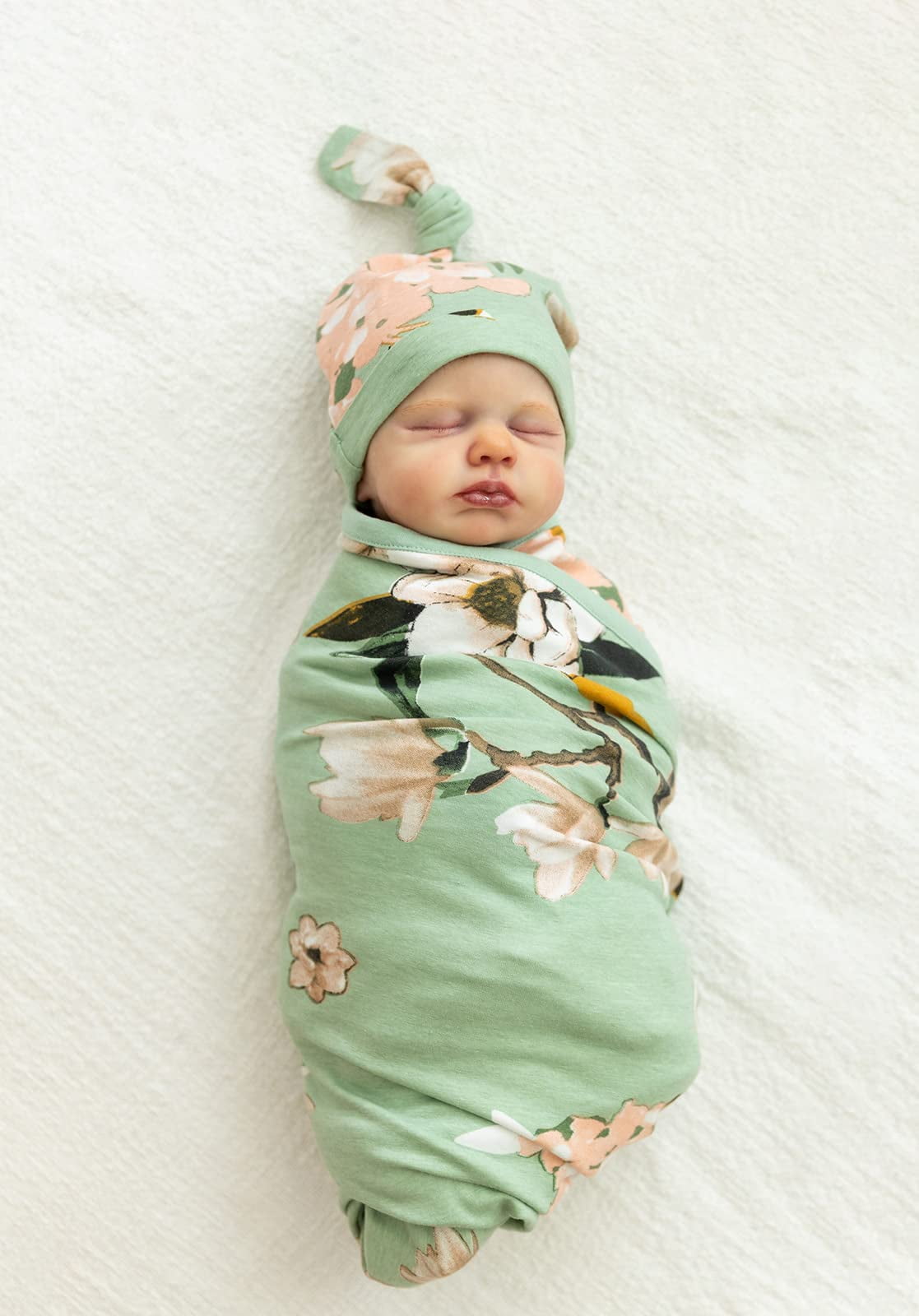 Hospital robe and matching baby swaddle hotsell