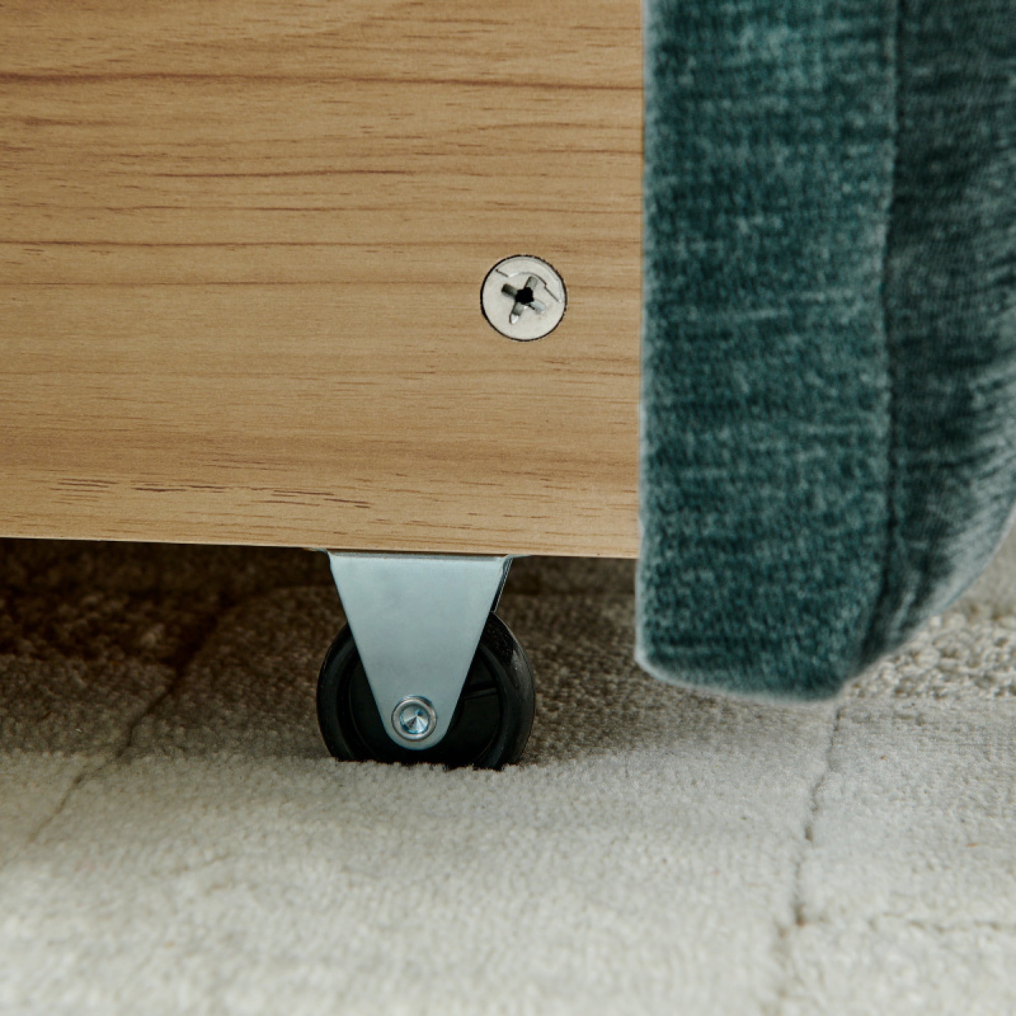 8.2 in Upholstered and Storage Drawer Upholstered Bed Frame, California King