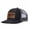Black-gray mesh, variant on FISHING vibes only?Cross-border six-piece Richardson truck driver baseball cap with logo net cap design