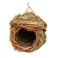 thumbnail image 2 of Casas de pájaros hechas Accesorios de decoración para hogar Casas para pájaros colgantes para exteriores Chickadee & Bird Hut Hierba Casa para CUTICAT Casa del colibrí, 2 of 7