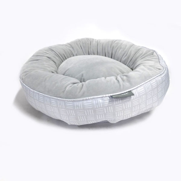 Fringe Studio Pet Bed Round Cuddler Bookliner Gray 18" x 6" Walmart