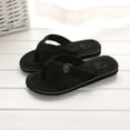 thumbnail image 2 of Domzle Comfort Sport Flip Flops For Men Non Slip Thong Sandals Slides Summer Slippers Indoor Outdoor Footwear Black, 2 of 8