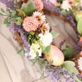 thumbnail image 4 of Rabbit Rattan Front Door Lavender Wreaths for Front Door Wreath Decorate Pendant Lavender Flower Unique Festival Wreath, 4 of 5