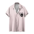 thumbnail image 1 of Camiseta Casual con Botón de Solapa de Color Sólido de Manga Corta para Hombres, Camiseta Ligera para Fiesta, Trabajo, Viajes Y Primavera Verano, 1 of 5