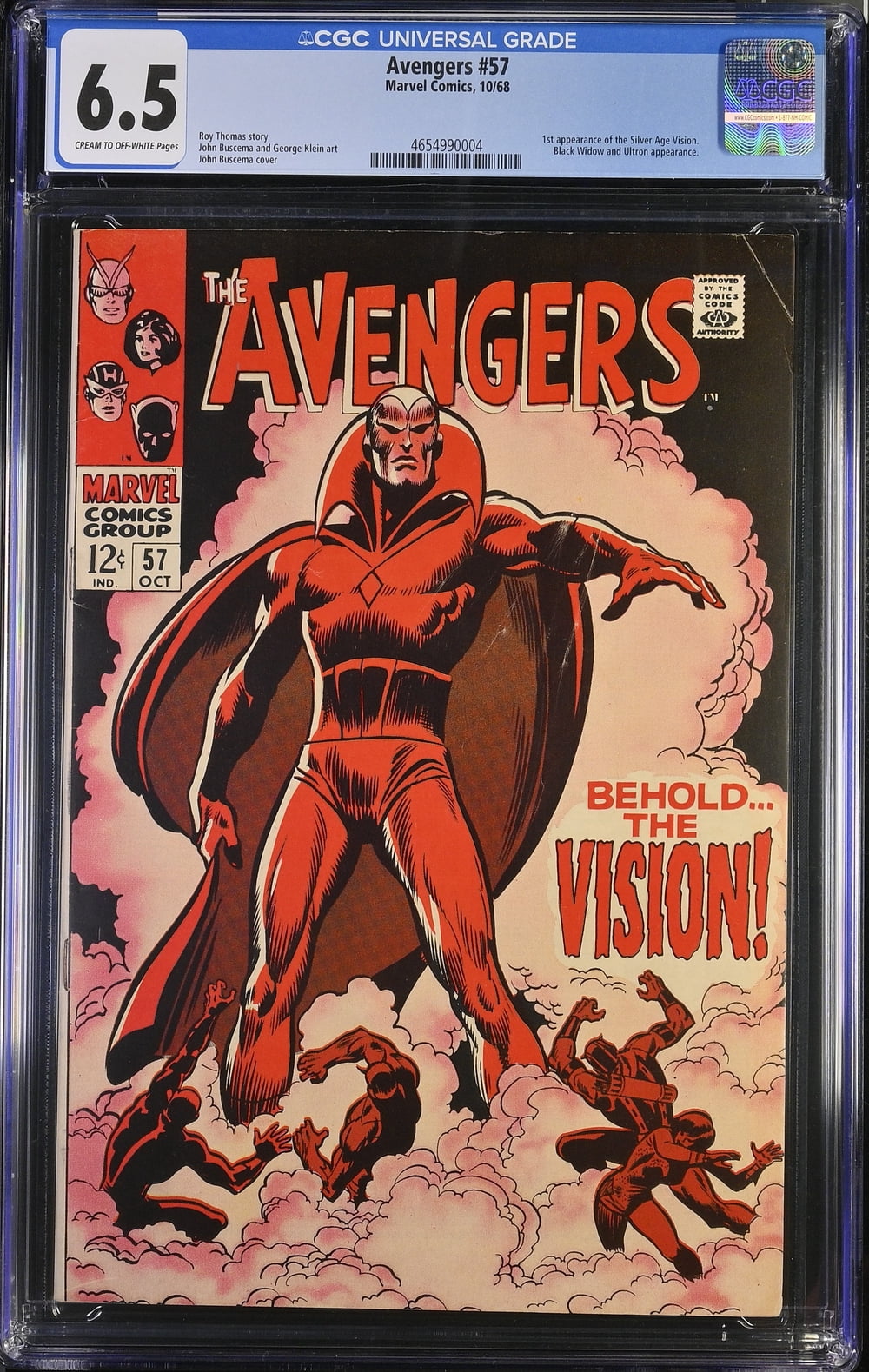 Cover of The Avengers #57