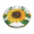 thumbnail image 2 of Lsque Sunflowers (2) Round Bar chair cushion covers Velvet Fabric Premium Comfort Protects from Scratches and Stains for 14-17 Inch Chair- 12 inch, 2 of 7