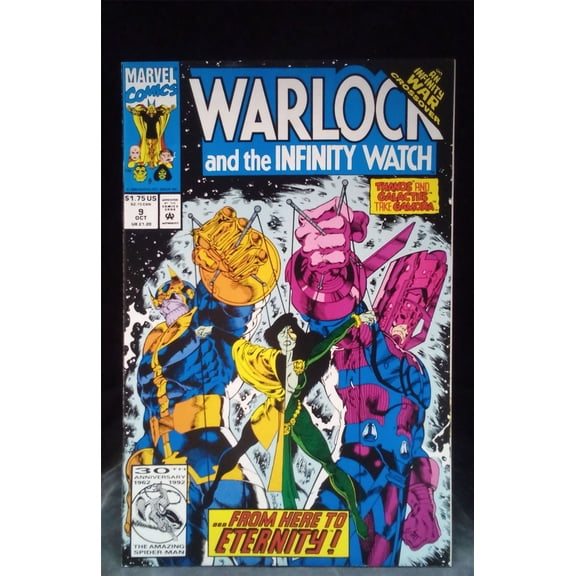 Pre-Owned Warlock and the Infinity Watch #9 1992 Marvel Comics Comic Book