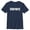 Navy Blue, variant on Boy's Fortnite Classic White Logo  Graphic Tee Charcoal Heather Large