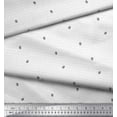 thumbnail image 3 of Soimoi Black Georgette Viscose Fabric Berries & Dots Decor Fabric Printed Yard 42 Inch Wide, 3 of 3