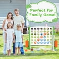 thumbnail image 6 of XJD Jumbo 4-to-Score Giant Game Set 4-in-a-Row Connect Game for Adults Kids Family Fun, Height Adjustable W/ Golf Set and Carry Bag, Green, 6 of 10