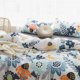 thumbnail image 3 of Exquisito estampado de flores, juego de cama de algodón para dormitorio, funda de edredón con funda de almohada (tamaño King), 3 of 8