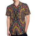 thumbnail image 4 of High Quality Hawaiian Shirts for Men Short Sleeve Aloha Beach Shirt Floral Summer Casual Button Down Shirts Blouses W4ZRHF, 4 of 7