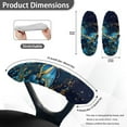 thumbnail image 3 of HELLHERO Butterfly Flower Print Office Chair Armrest Covers Washable, Dustproof Office Chair Armrest Slipcovers, Stretchable Gaming Seat Hand Rest Protector 2 Pcs, 3 of 7