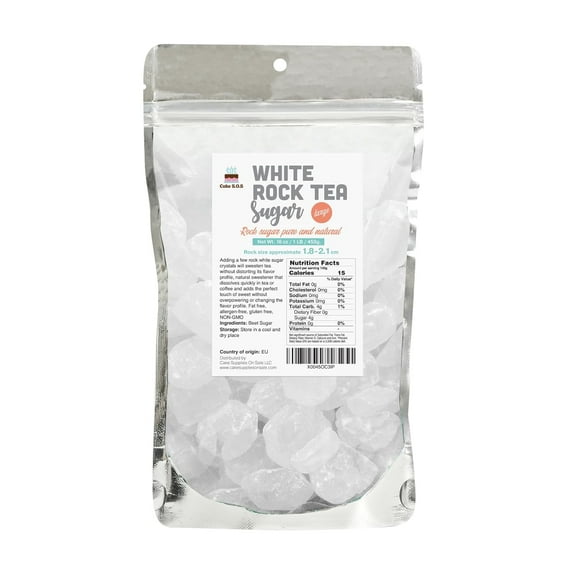 White Rock Tea Sugar Large , 16 oz.