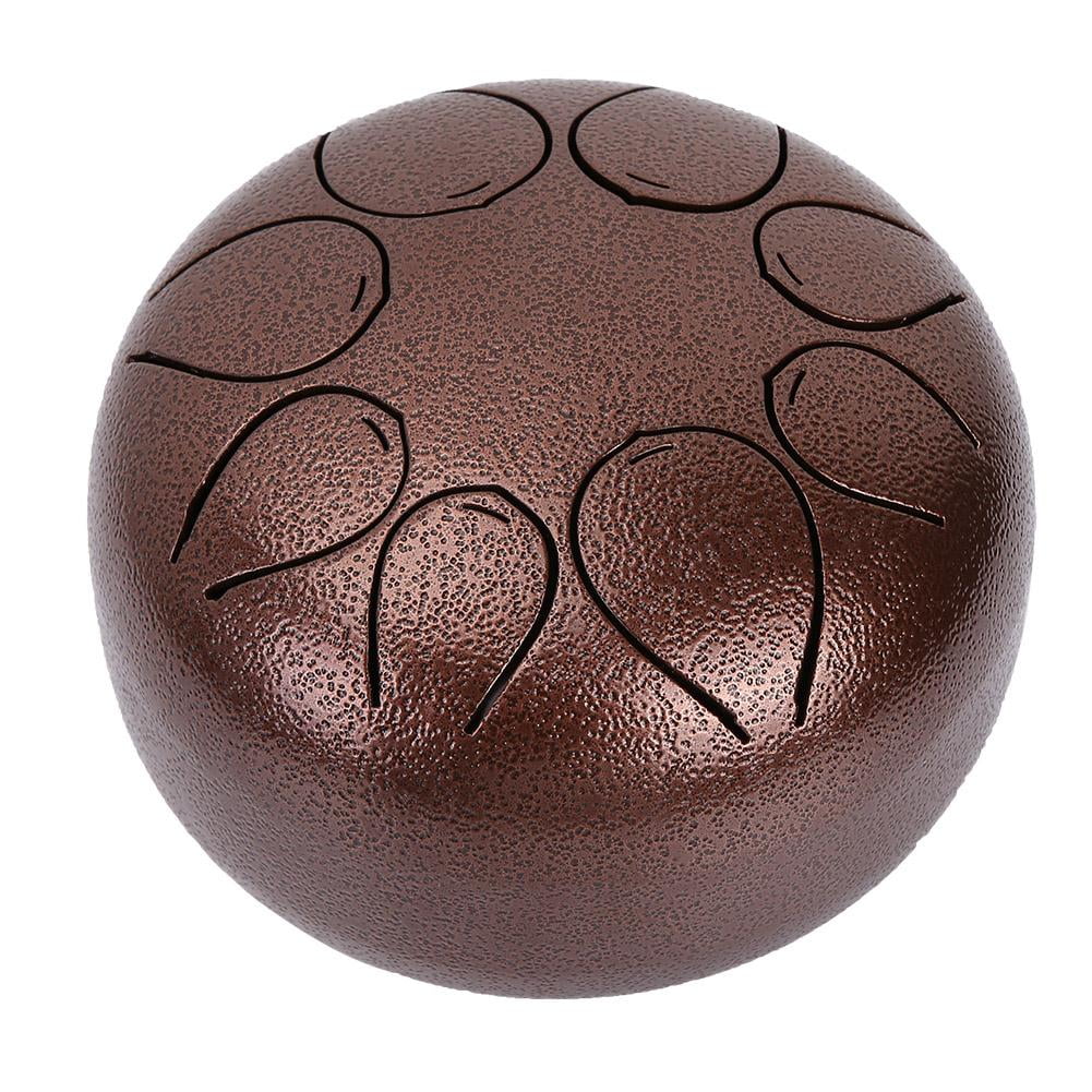 Tebru Perfect Quality Stainless Steel Handpan Tongue Drum 5 Inch Percussion, Tongue Handpan Drum