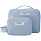 thumbnail image 1 of Bolsa de maquillaje, bolsa de cosméticos para mujer, bolsa de maquillaje de viaje grande y pequeña, bolsa de aseo, bolsas de lavado para niñas, bolsa de aseo reutilizable (azul) Namotu CZMR-ZC238, 1 of 6