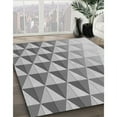thumbnail image 3 of Ahgly Company Machine Washable Indoor Rectangle Transitional Platinum Gray Area Rugs, 7' x 10', 3 of 7